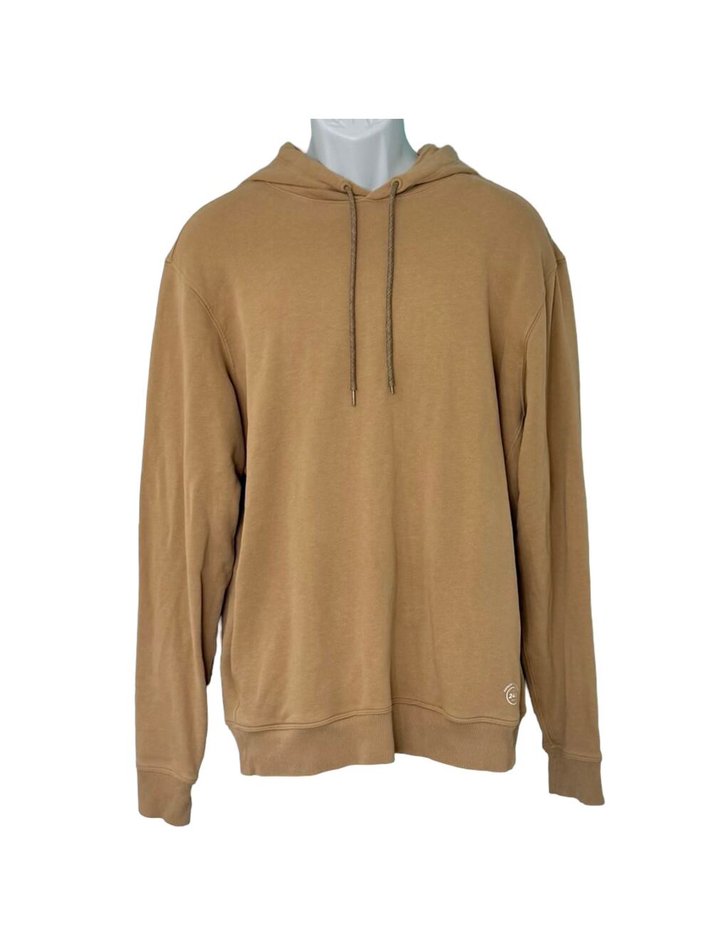 Allbirds Tan Beige Hoodie Organic Cotton Hemp Tencel Sweatshirt Unisex Size L